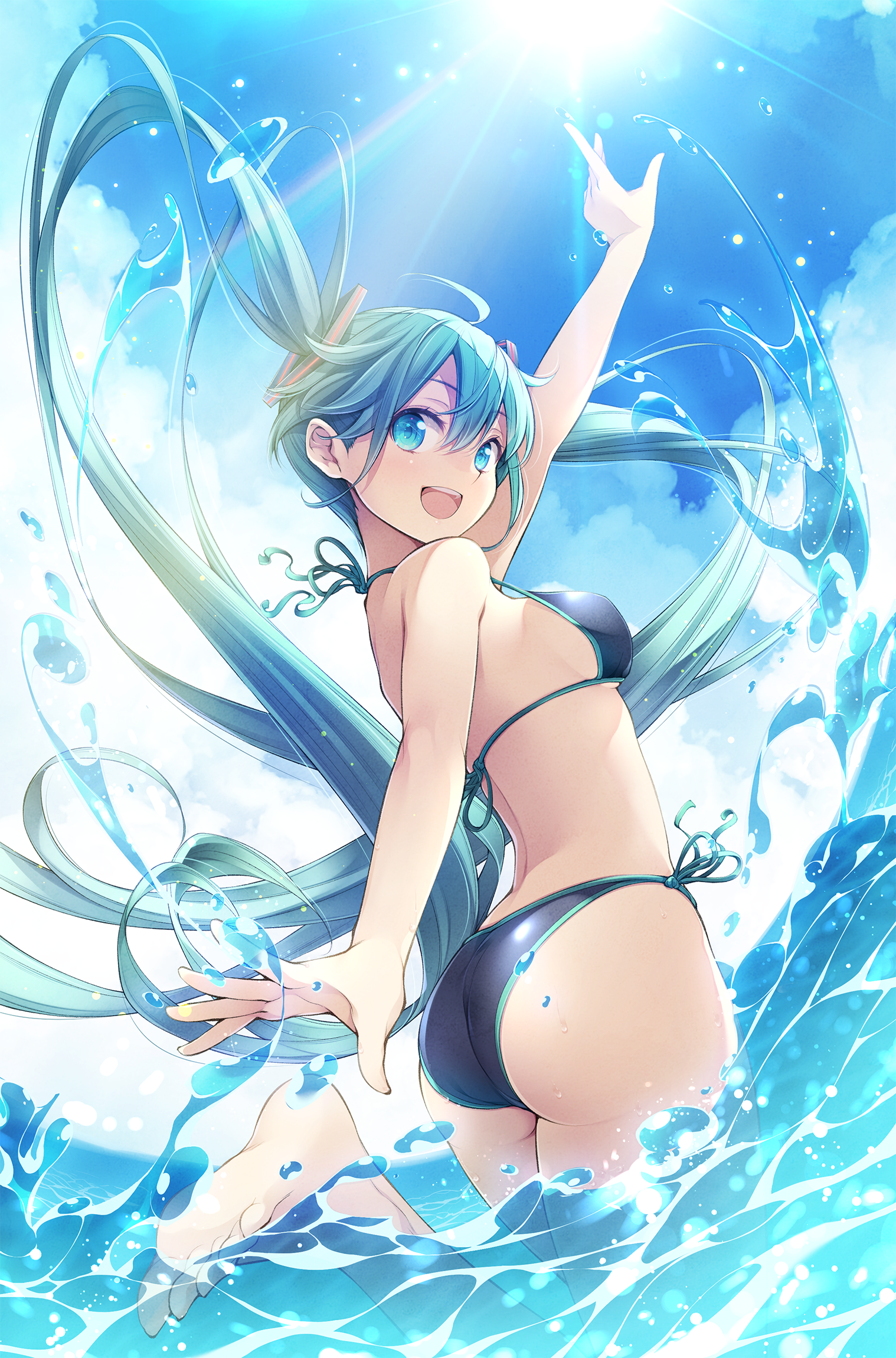 hatsune miku bathing suit